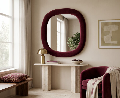 Designer upholstered mirror - Velora Arco #3