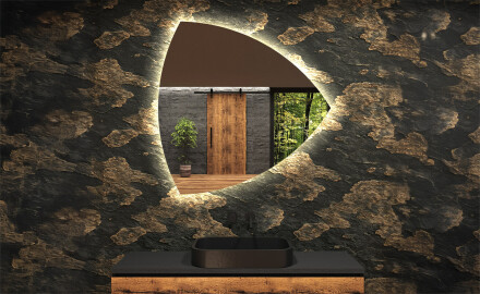 Irregular Mirror LED Lighted decorative design T221