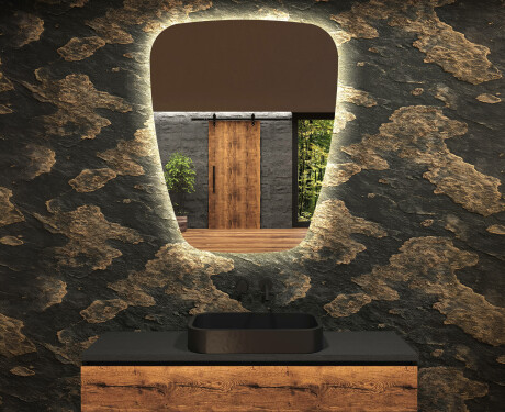 Irregular Mirror LED Lighted decorative design Z221