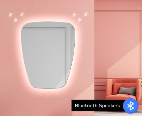 Irregular Mirror LED Lighted decorative design Z221 #7