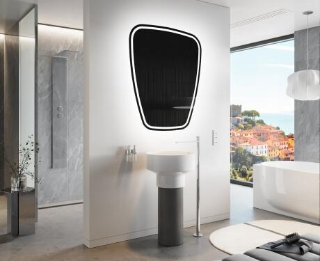 Irregular Mirror LED Lighted decorative design Z223 #8