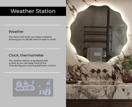 Backlit LED Bathroom Mirror L193 #11