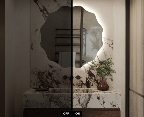 Backlit LED Bathroom Mirror L193 #6