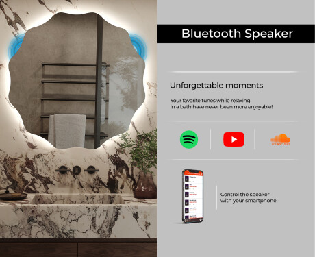 Backlit LED Bathroom Mirror L193 #9