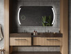 Designer Backlit LED Bathroom Mirror L68 #6