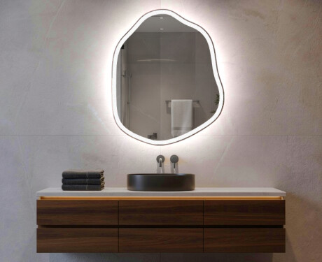 Irregular Mirror LED Lighted decorative design E222