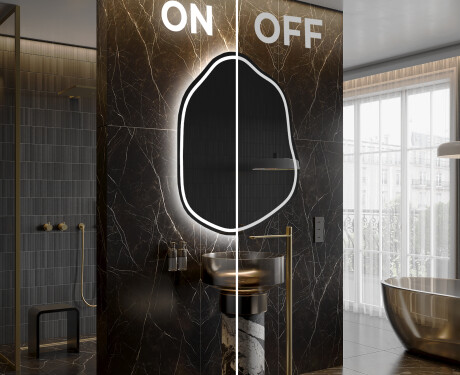 Irregular Mirror LED Lighted decorative design E223 #3