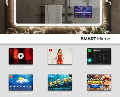 PremiumLine Illuminated Bathroom LED Lighted Mirror L141 #3