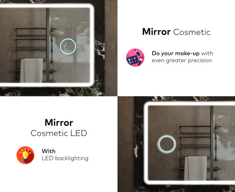 PremiumLine Illuminated Bathroom LED Lighted Mirror L141 #8