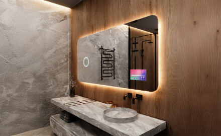 Designer Backlit LED Bathroom Mirror L142