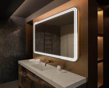 Bathroom Mirror LED Lighted Rectangular L148