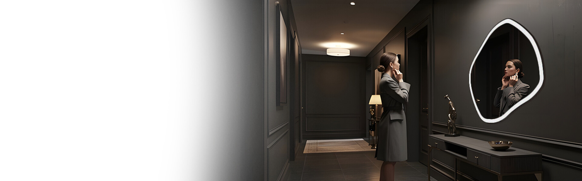 Irregular-Shaped LED Mirrors