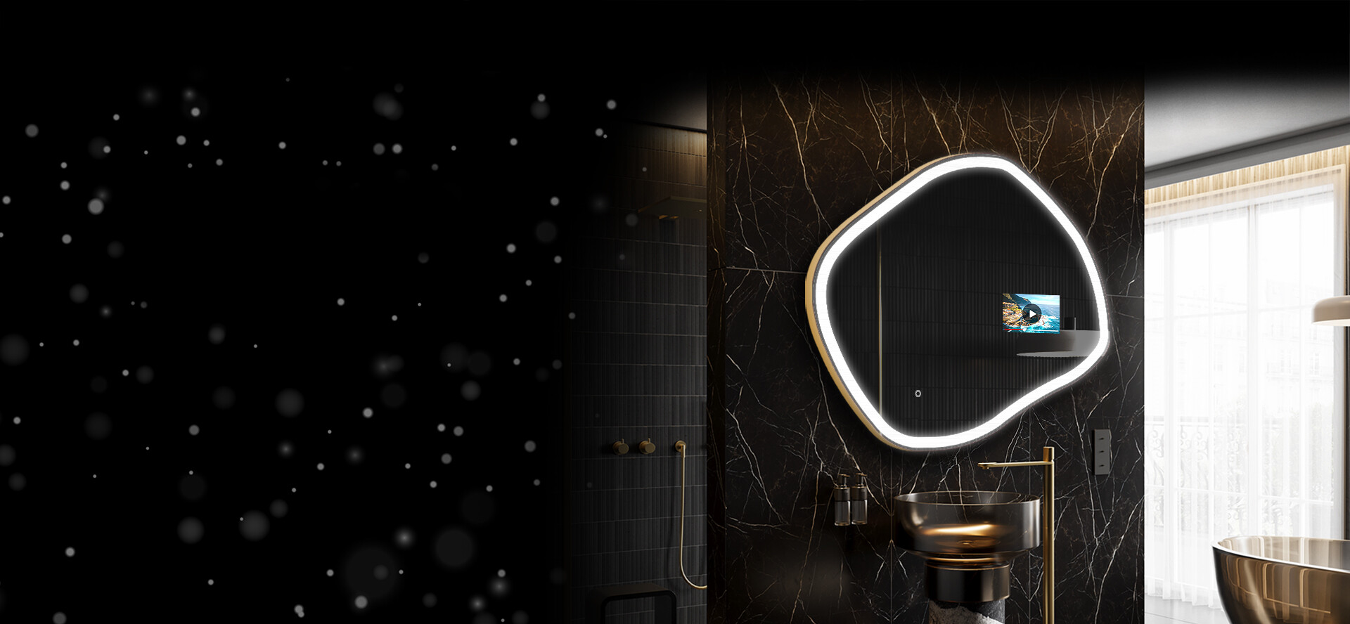 Artforma - Bathroom Mirror With LED Light - SlimLine L01